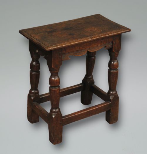 17th Century Oak Joint Stool