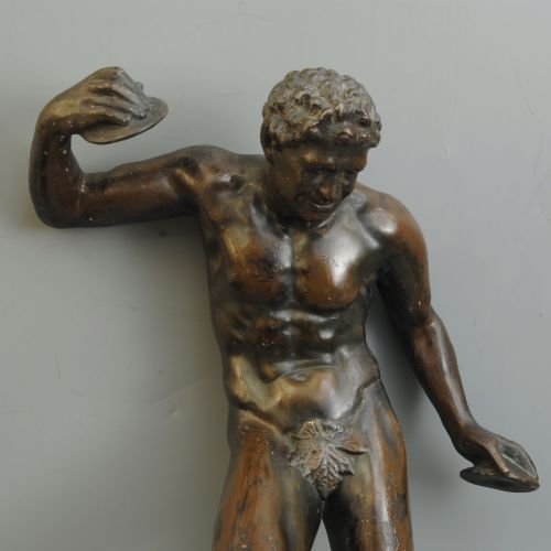 GRAND TOUR PLASTER FIGURE OF THE DANCING FAUN - ADDITIONAL PHOTO 1