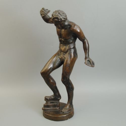GRAND TOUR PLASTER FIGURE OF THE DANCING FAUN - ADDITIONAL PHOTO 4