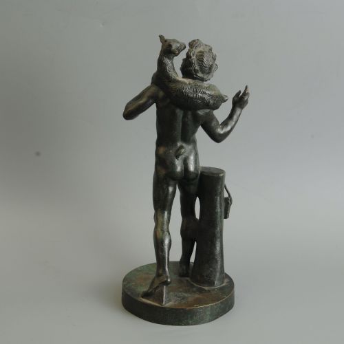 GRAND TOUR BRONZE FIGURE OF BACCHUS - ADDITIONAL PHOTO 3