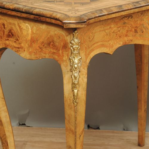 A FINE PAIR OF FRENCH MARQUETRY CARD TABLES - ADDITIONAL PHOTO 4