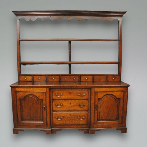 18th Century Oak Dresser and Rack