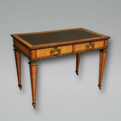 English 19th Century Ormolu Mounted Writing Table