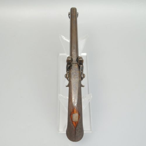 A SUPERB PAIR OF OVER AND UNDER PISTOLS IN ORIGINAL CASE - ADDITIONAL PHOTO 5