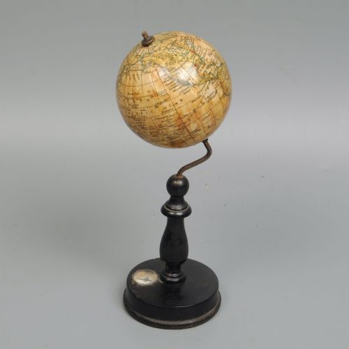 GERMAN 4 MINIATURE GLOBE ON STAND - ADDITIONAL PHOTO 1