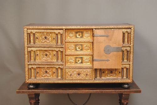 17TH CENTURY PAPILLERO VARGUENO ON STAND - ADDITIONAL PHOTO 4