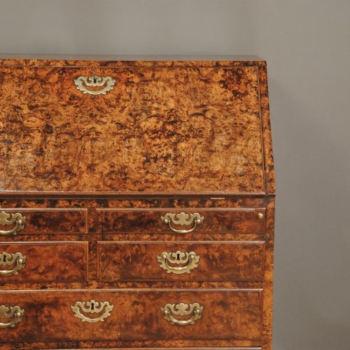 SUPERB BURR 'MULBERRY' BUREAU - ADDITIONAL PHOTO 2