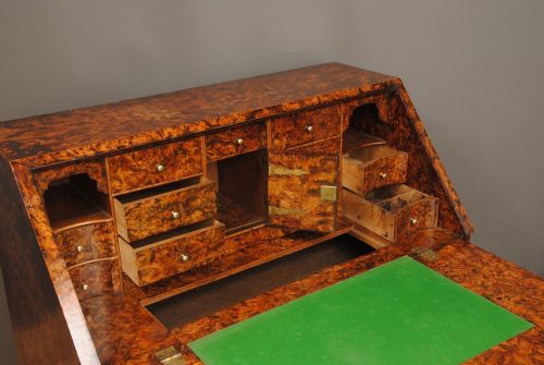 SUPERB BURR 'MULBERRY' BUREAU - ADDITIONAL PHOTO 3