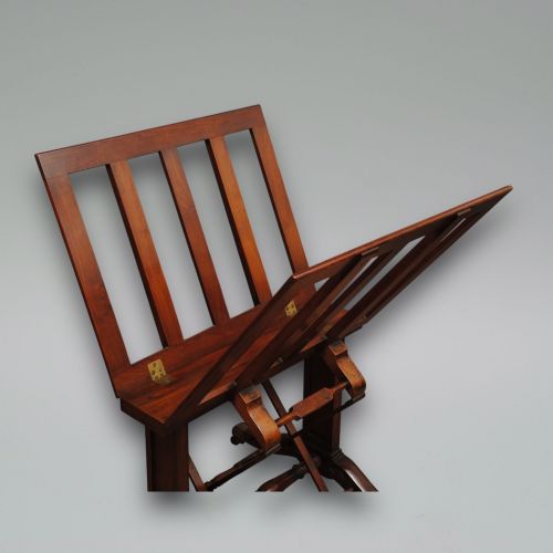 A REGENCY MAHOGANY FOLIO STAND - ADDITIONAL PHOTO 1