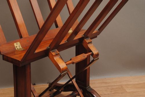 A REGENCY MAHOGANY FOLIO STAND - ADDITIONAL PHOTO 2