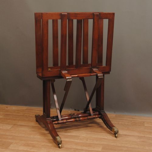 A REGENCY MAHOGANY FOLIO STAND - ADDITIONAL PHOTO 4