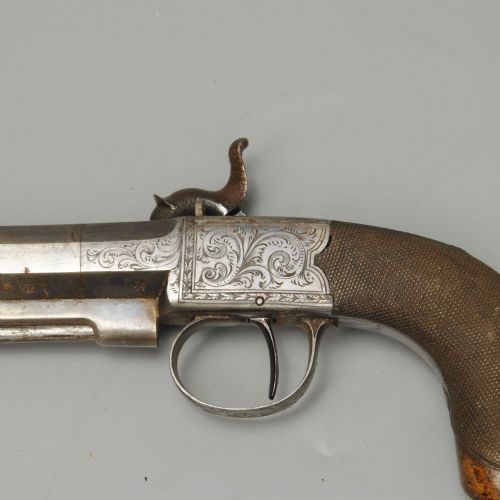 FINE PAIR OF MORTIMER PERCUSSION PISTOLS - ADDITIONAL PHOTO 3
