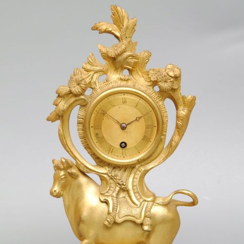ENGLISH ORMOLU CLOCK BY VINER LONDON - ADDITIONAL PHOTO 1
