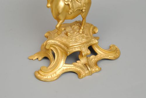 ENGLISH ORMOLU CLOCK BY VINER LONDON - ADDITIONAL PHOTO 2