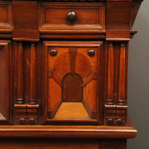 OAK WALNUT AND FRUITWOOD CHEST - ADDITIONAL PHOTO 3