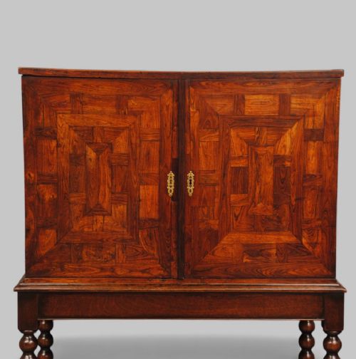 KINGWOOD PARQUETRY VENEERED CABINET - ADDITIONAL PHOTO 2