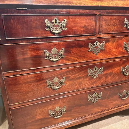 MID 18TH CENTURY MAHOGANY BUREAU BOOKCASE - ADDITIONAL PHOTO 1