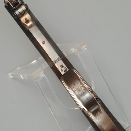 A PAIR OF BOXLOCK PERCUSSION PISTOLS WITH FLICK BAYONETS - ADDITIONAL PHOTO 3