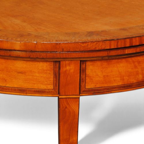 A FINE PAIR OF 18TH CENTURY SATINWOOD CARD TABLES - ADDITIONAL PHOTO 3