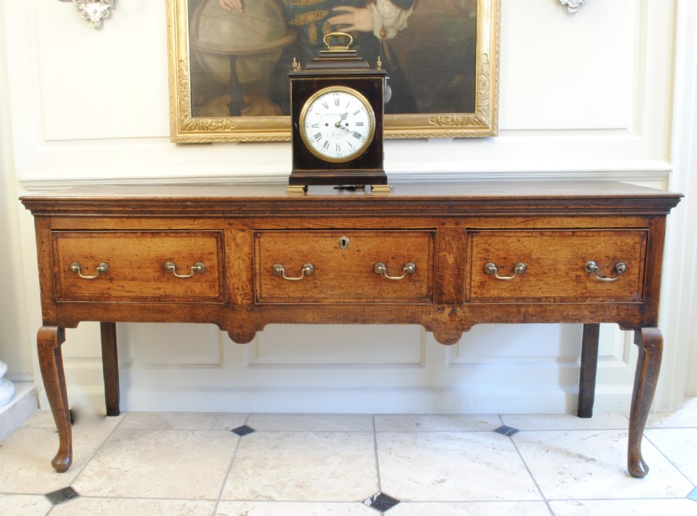  Georgian Cabriole leg oak  dresser base View IV