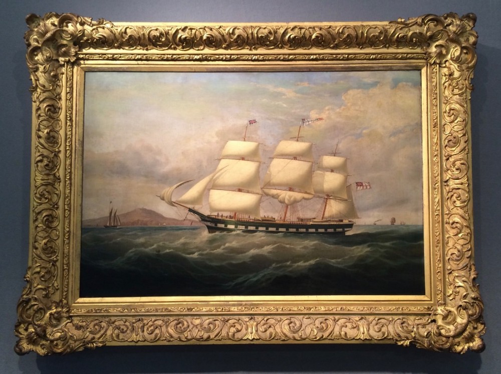 A fine oil painting of The GOLDEN AGE