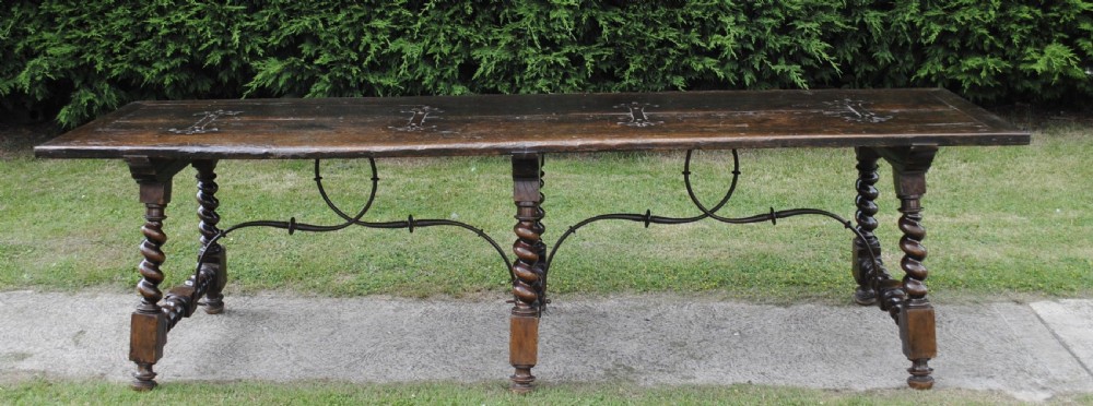 MASSIVE SPANISH WALNUT TABLE View III