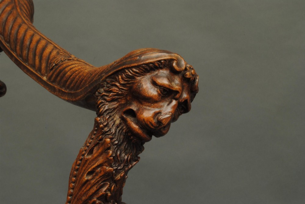WONDERFUL ITALIAN WALNUT STOOL View IV