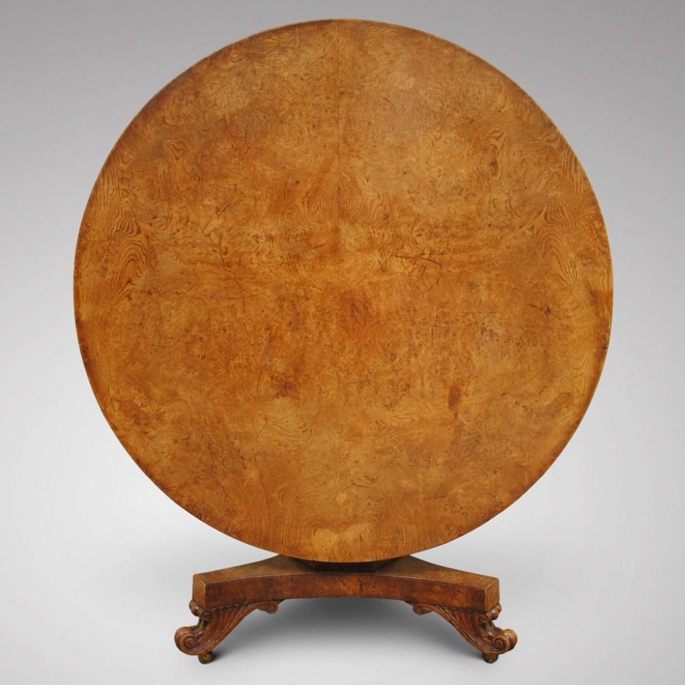 REGENCY BURR OAK CENTRE TABLE