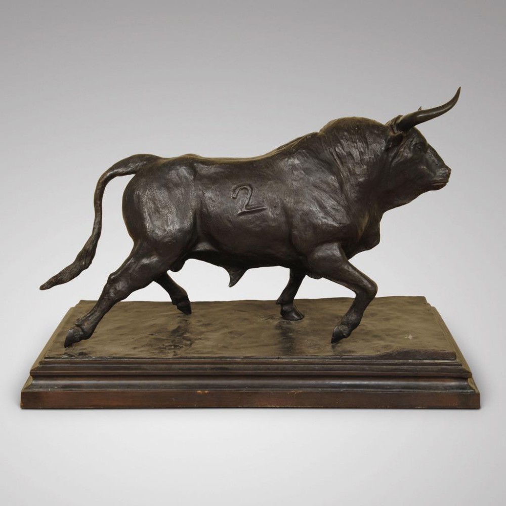 19th CENTURY MENE BRONZE BULL