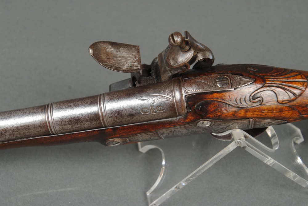 AN 18TH CENTURY FLINTLOCK HOLSTER PISTOL BY RICHARDS View VII