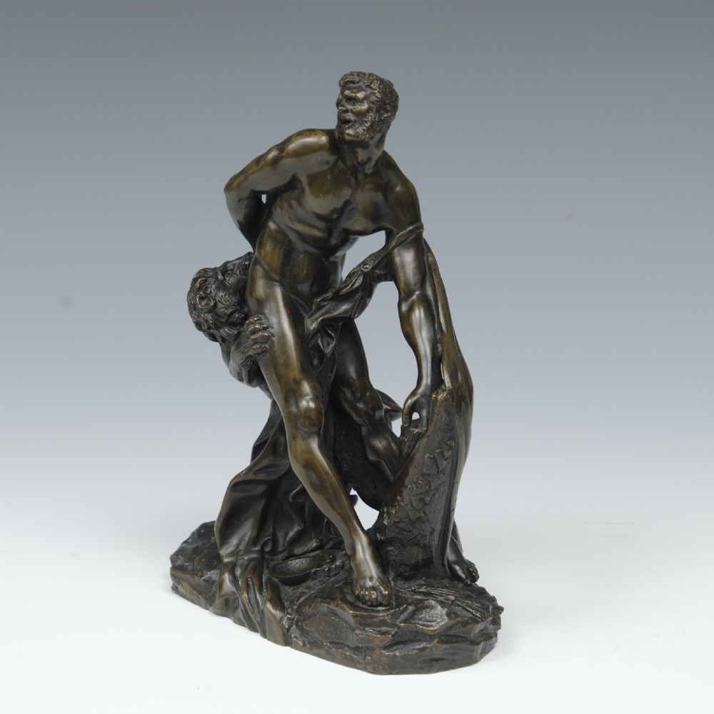A BRONZE FIGURE OF MILO OF CROTON AFTER PIERRE PUGET View III