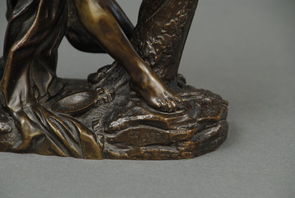 A BRONZE FIGURE OF MILO OF CROTON AFTER PIERRE PUGET View VII