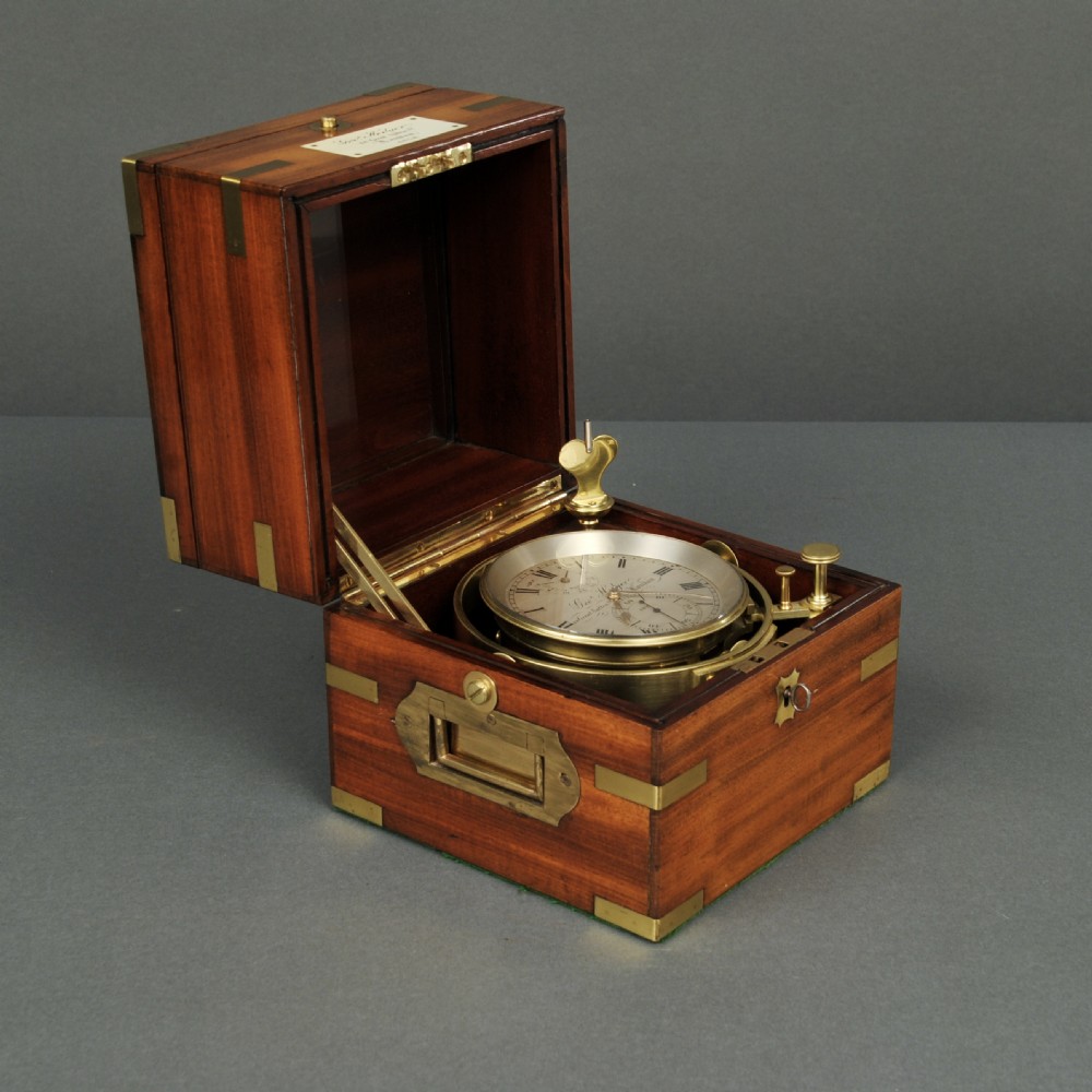 A RARE 2 DAY MARINE CHRONOMETER BY GEORGE HEDGER