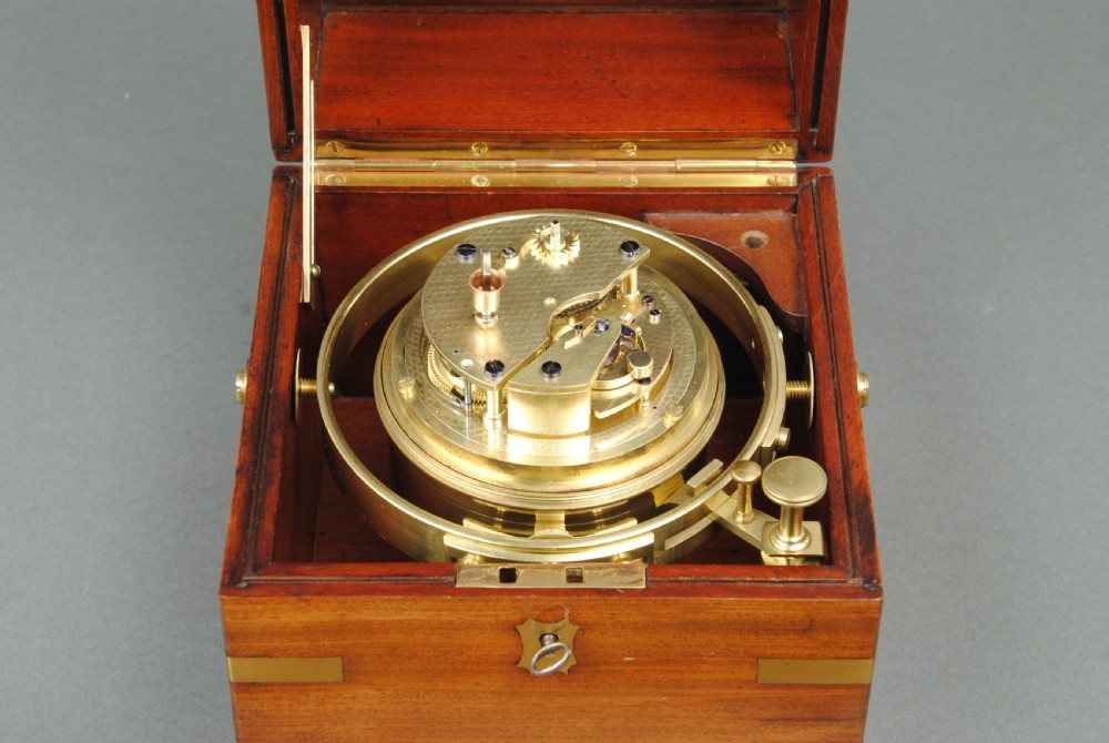 A RARE 2 DAY MARINE CHRONOMETER BY GEORGE HEDGER View IV