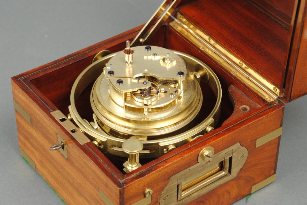 A RARE 2 DAY MARINE CHRONOMETER BY GEORGE HEDGER View V