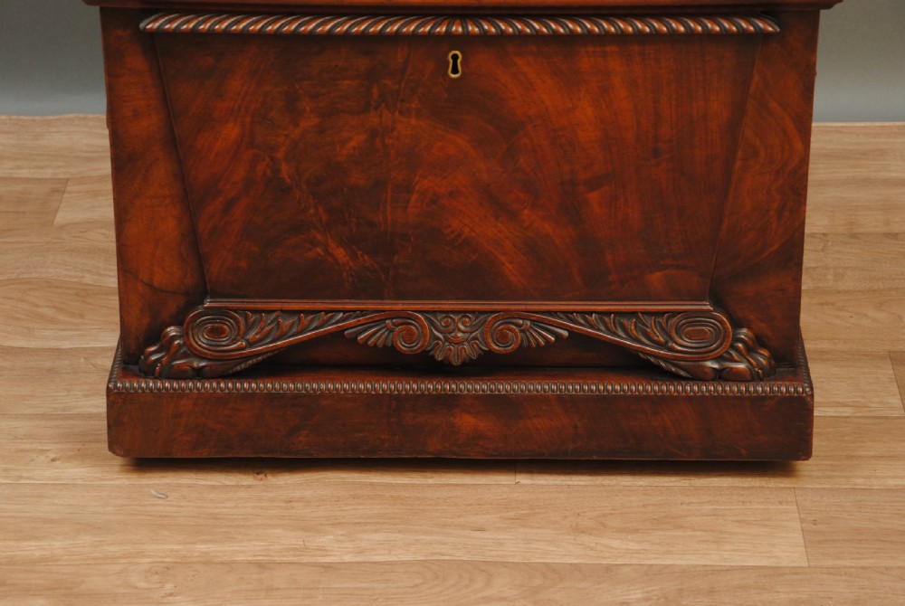 A REGENCY MAHOGANY WINE COOLER View III