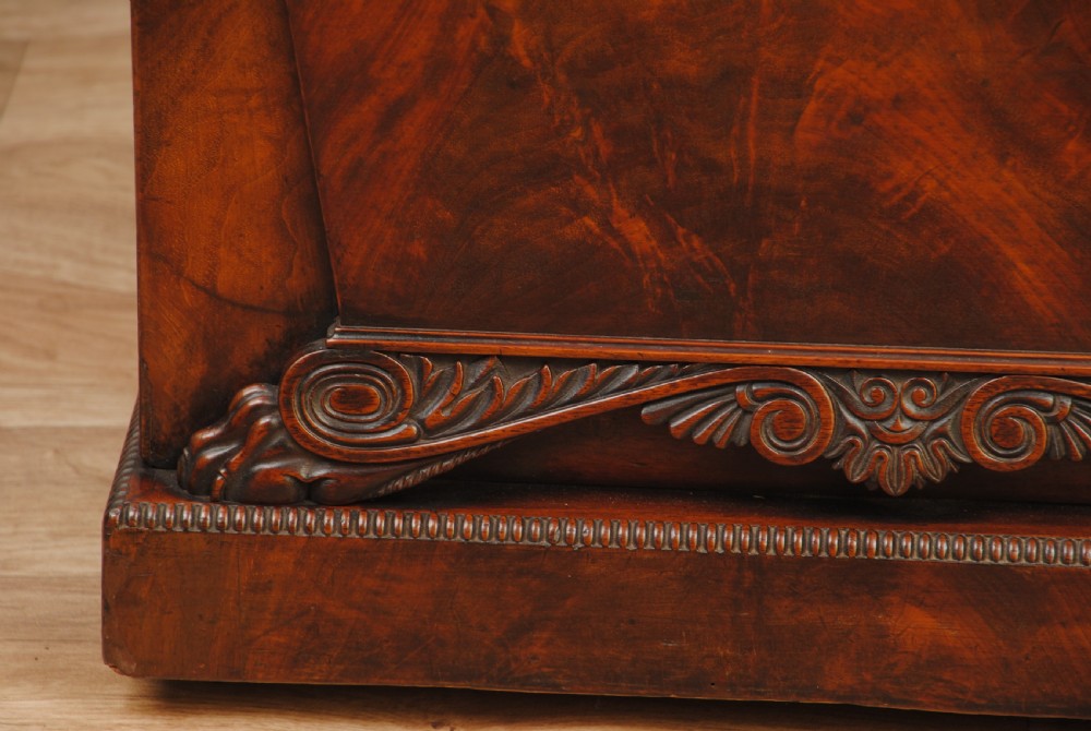 A REGENCY MAHOGANY WINE COOLER View IV