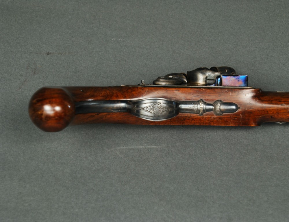 A FINE CASED PAIR OF FLINTLOCK PISTOLS BY TWIGG View V