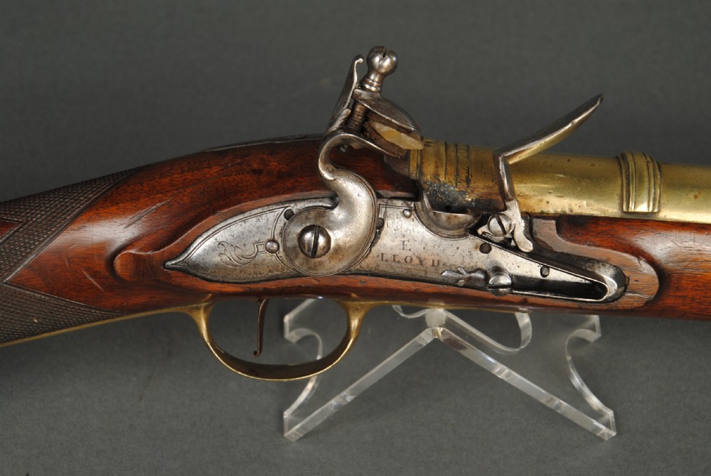 18TH CENTURY BRASS BARRELLED FLINTLOCK BLUNDERBUSS View VII