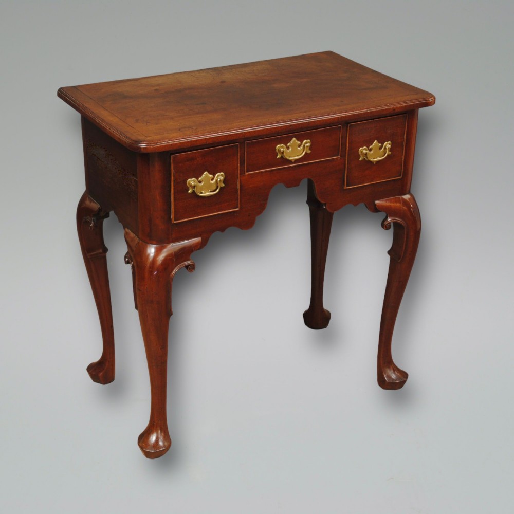MID 18TH CENTURY MAHOGANY LOWBOY