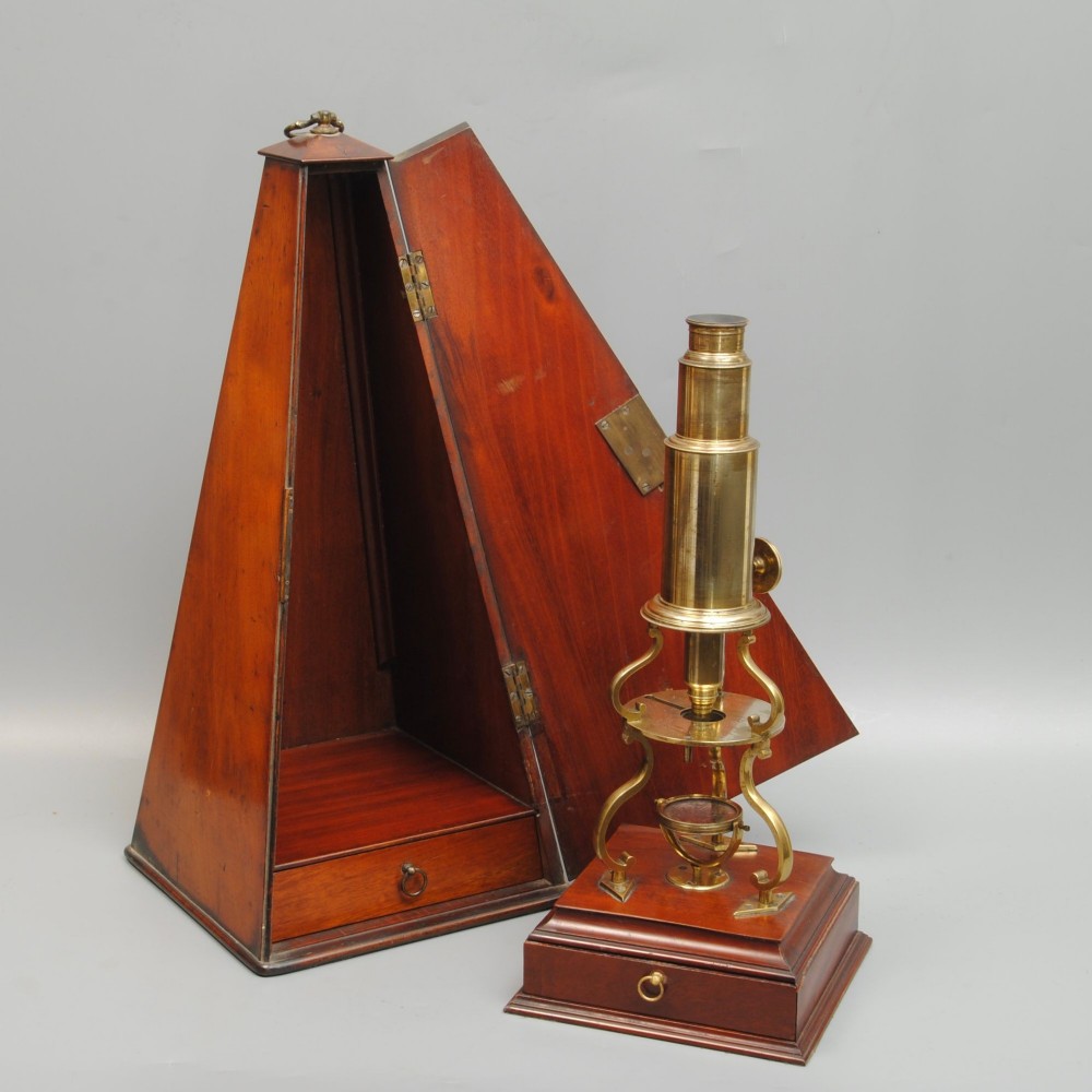 A FINE ADAMS, LONDON CULPEPPER MICROSCOPE