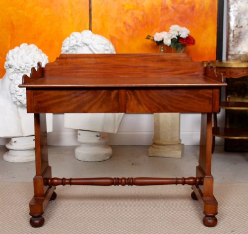Writing Table Victorian Mahogany