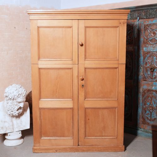 Victorian Pine School Cupboard