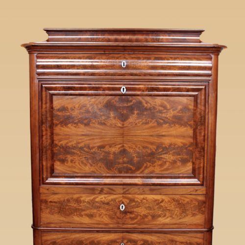 BIEDERMEIER BUREAU BOOKCASE 19TH CENTURY - ADDITIONAL PHOTO 3