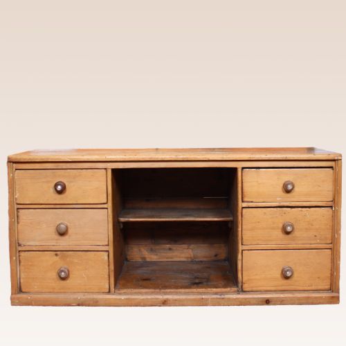PINE DRESSER BASE 19TH CENTURY