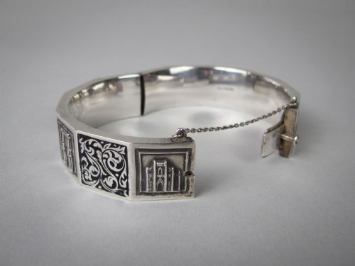 fig 2. Art Deco Silver and Enamel Topazio Bracelet, c.1938.
