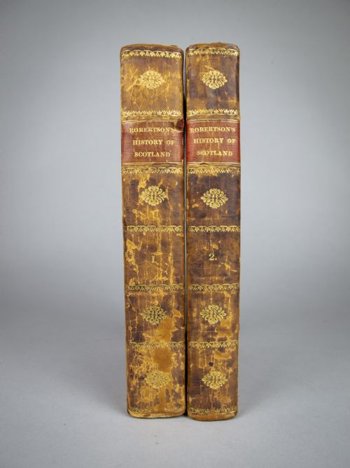 1827 the Works of William Robertson: The History of Scotland - Two Volumes.