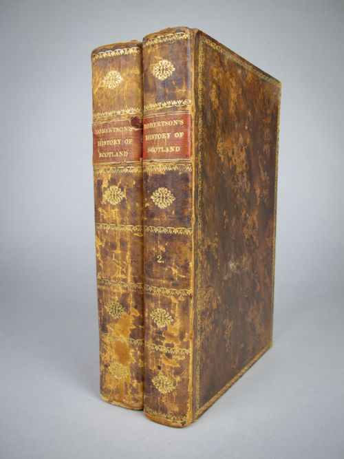 fig 1. 1827 The Works Of William Robertson: The History Of Scotland - Two Volumes.