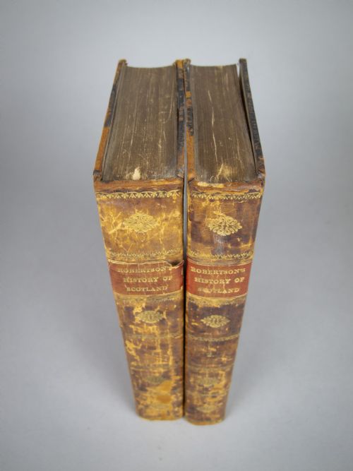 fig 2. 1827 The Works Of William Robertson: The History Of Scotland - Two Volumes.