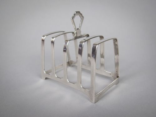 Sterling Silver Toast Rack by William Neale & Sons Ltd, Birmingham, 1934
